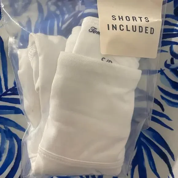 Tommy Bahama 1/4 Zip Tropical Print Golf Tennis Dress with Shorts - Picture 7 of 9